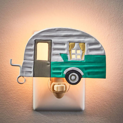 Light up your home or camper in style with the colorful Camper Night Light! So whimsical and fun!