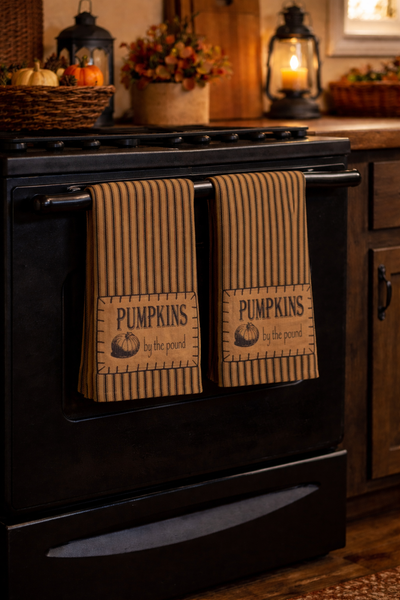 Pumpkins by the Pound Towel (set of 2)