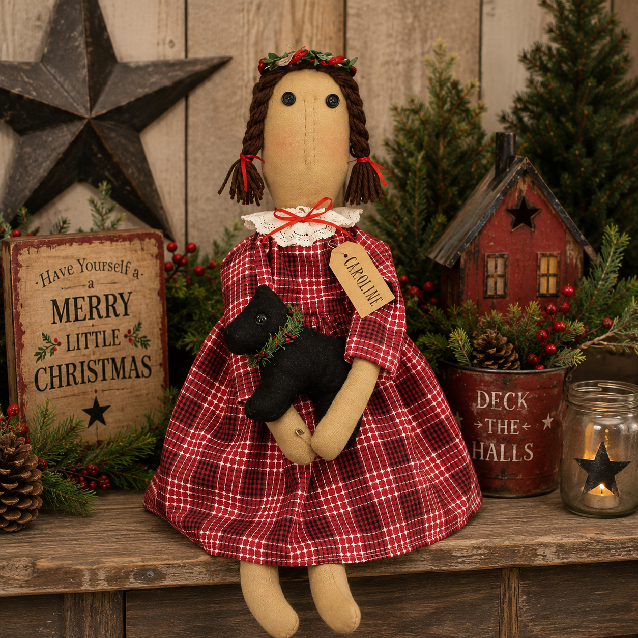 Caroline Christmas Doll