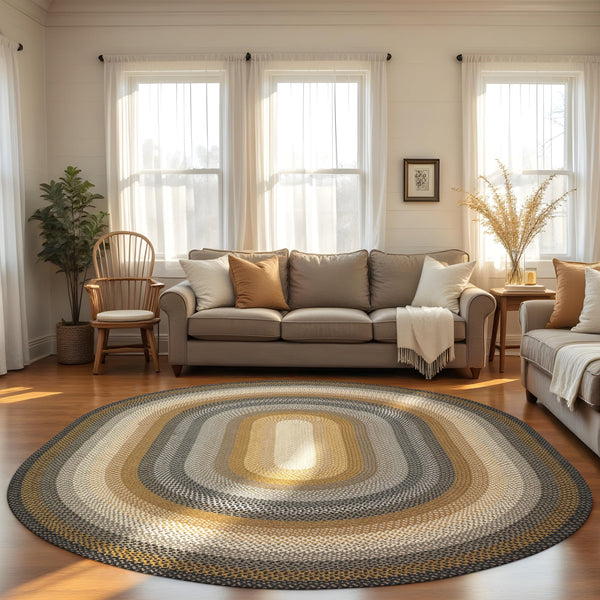 5x8  Cocoa Bean Oval