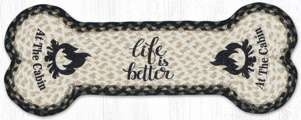 DBP-116 Life is Better Dog Bone 9"x24"
