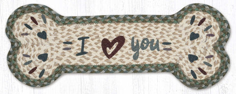 DBP-419 I Heart You Dog Bone 9"x24"