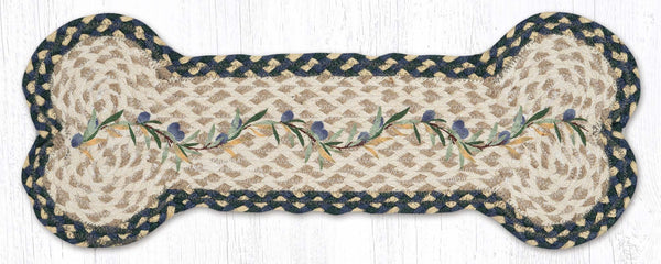 DBP-503 Olive Border Dog Bone 9"x24"
