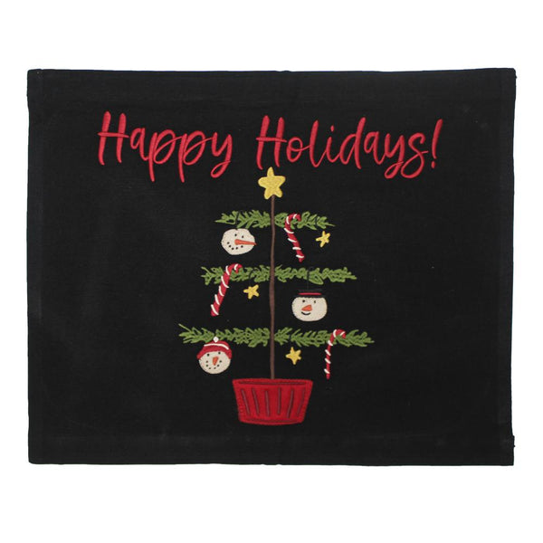 C Snowmen Fun Tree Pennant