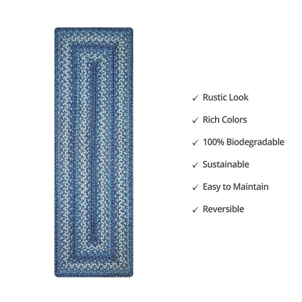 8x28 Denim Sky Rect Set of 2