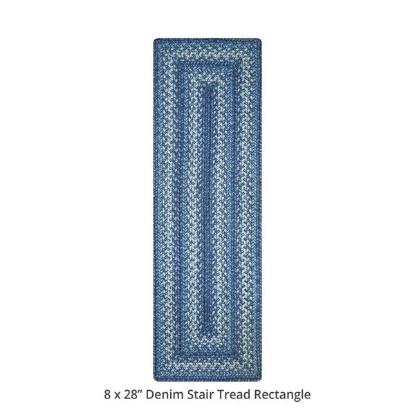 8x28 Denim Sky Rect Set of 2