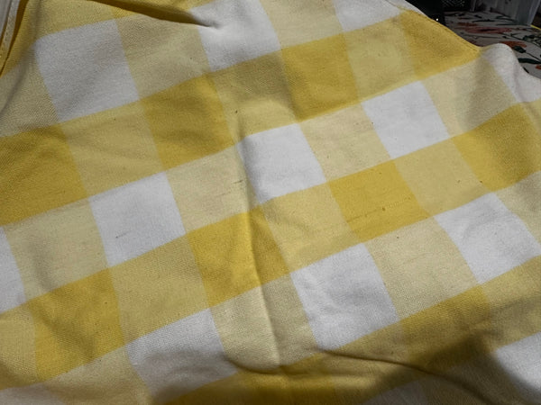 Wicklow Lined Gathered Swags 63" L - Yellow - Clearance - Display All Sales Final