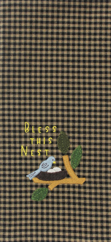Bless this Nest Towel - set of 2