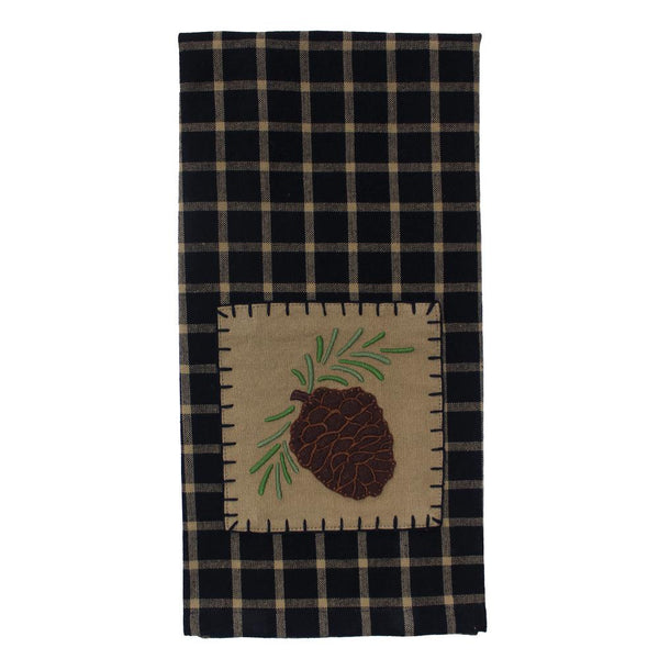 Pinecone Patch Towel (set of 2)