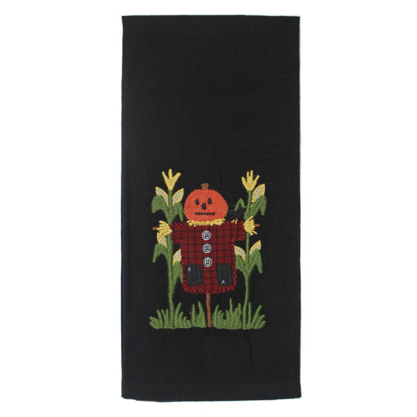 Pumpkin Scarecrow Towels – Set of 2 Fall Farmhouse Kitchen Décor