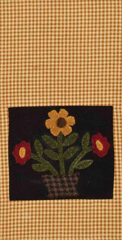 Blooms Towel 18" x 28" towel. See website for free shipping offer. Primitive Country Farmhouse Home Decor. 