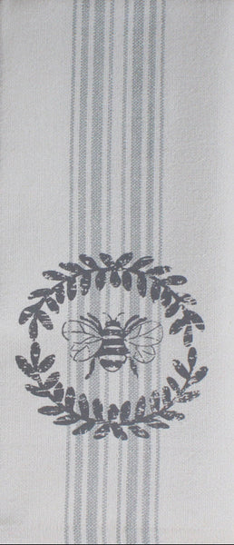 Royalton Bee Grain Sack Towel - Set of 2