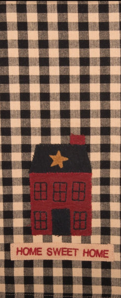 Red and Black Farmhouse Tea Towel. Modern farmhouse dish towels. – Home  Stitchery Decor