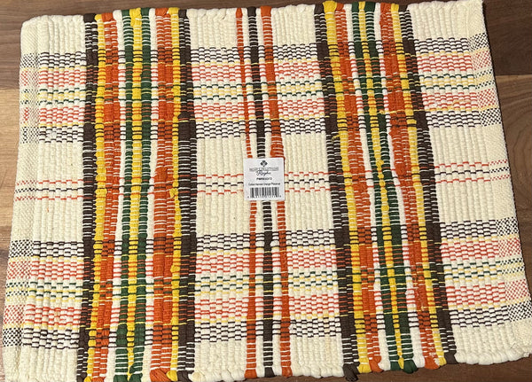 Cotton Harvest Orange Placemat (set of 6)
