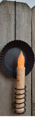 Cupboard Pan Candleholder 12"