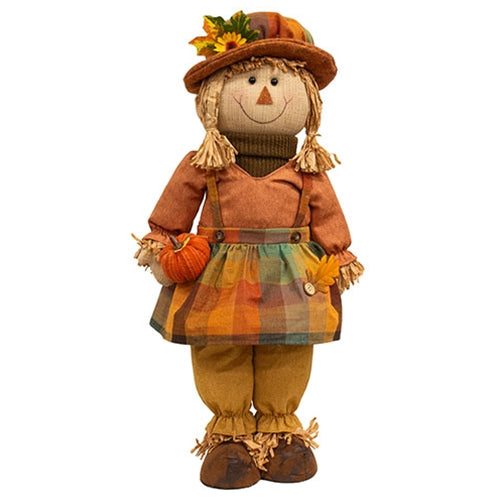 Standing Extendable Autumn Scarecrows – Set of 2