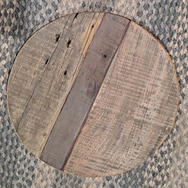 Reclaimed Wood Charger Plate