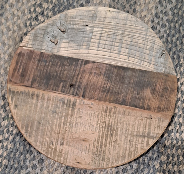 Reclaimed Wood Charger Plate