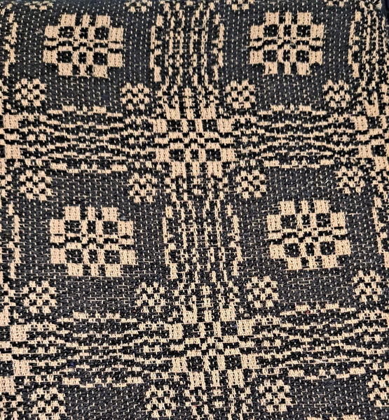 GETTYSBURG BLACK/LINEN STANDARD SHAM 20" X 30"