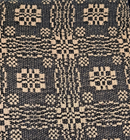 GETTYSBURG BLACK/LINEN STANDARD SHAM 20" X 30"