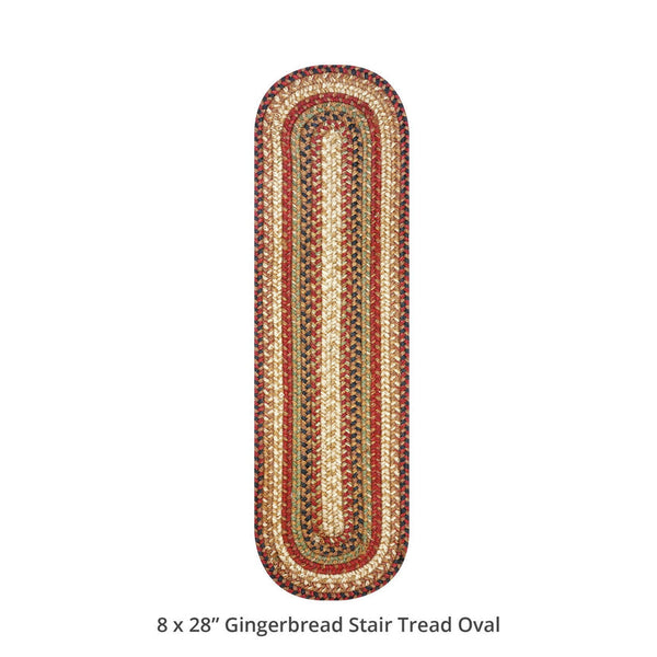 8x28 Gingerbread Oval Set of 2