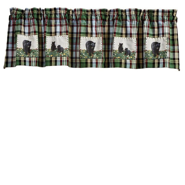 Happy Trails Bear Patch Valance 60X14
