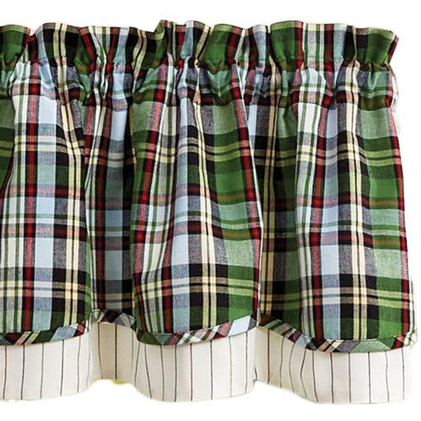 Happy Trails Lined Layered Valance 72X16