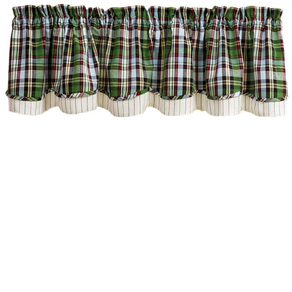 Happy Trails Lined Layered Valance 72X16
