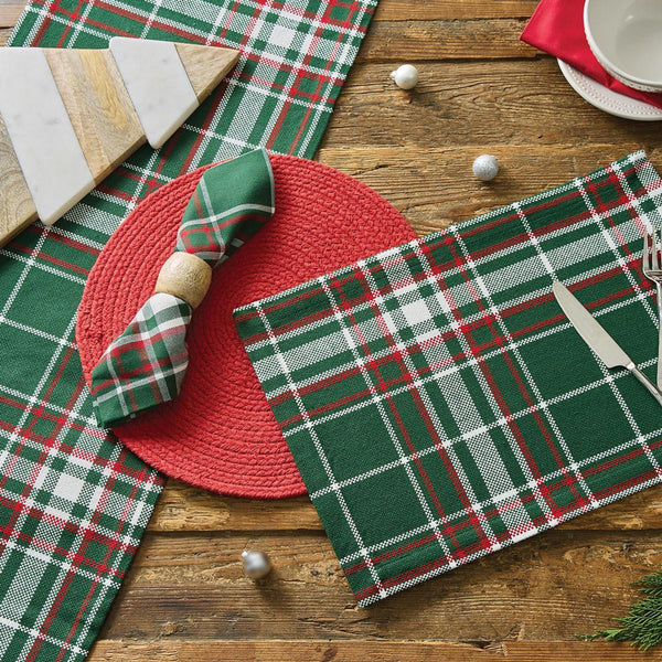 Holiday Spruce Plaid Napkins (Set of 6)