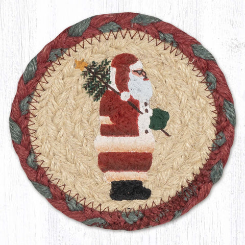 IC-25 Santa Printed Coaster 5"x5"