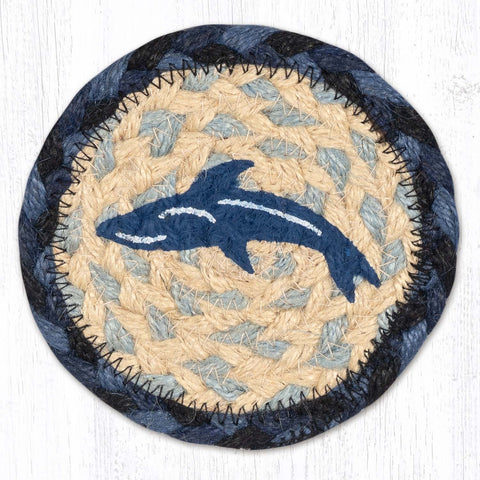 IC-443 Dolphin Printed Coaster 5"x5"