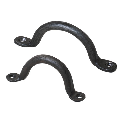 4-Inch and 3-Inch Wrought Iron Cabinet Pull Handle Set
