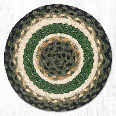 MSPR-116 Irish Knot Printed Round Trivet 10"x10"