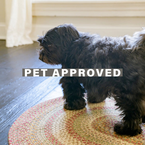 Harvest Jute Braided Round Rug 6' | Primitive Farmhouse Country