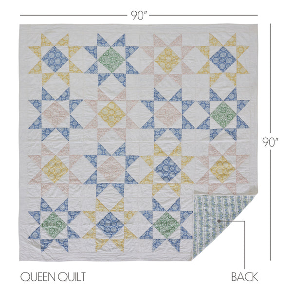 Jolie Queen Quilt with 2 Standard Shams Combo – 90Wx90L - Clearance All Sales Final