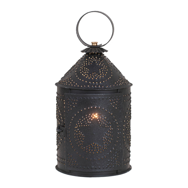 Americana Lantern in Textured Black