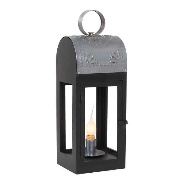 Wooden Lakeview Lantern in Black