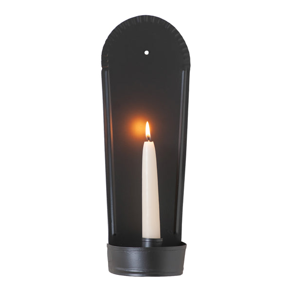 Americana Candle Sconce in Smokey Black