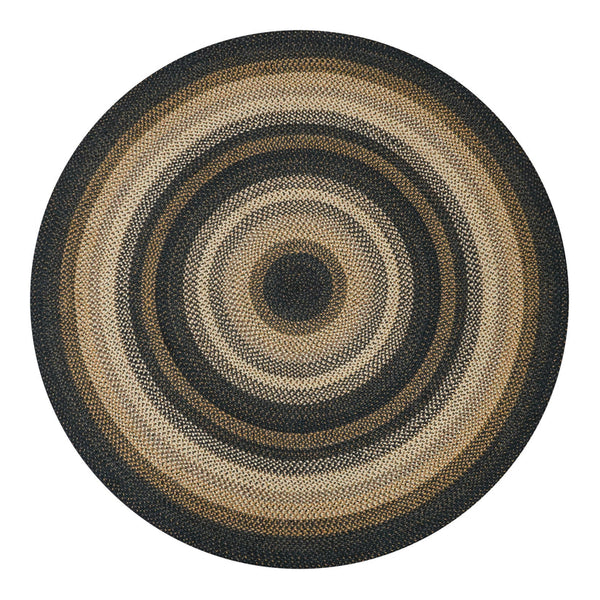 Kilimanjaro Jute Braided Round Rug 6' | Primitive Farmhouse