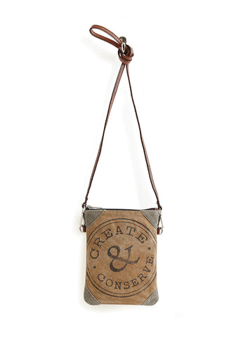 CREATE & CONSERVE SML. CROSSBODY