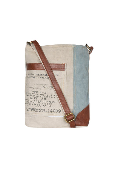 IDENTIFIED CROSSBODY, ICE GRAY