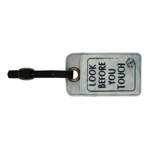 LOOK BEFORE LUGGAGE TAG