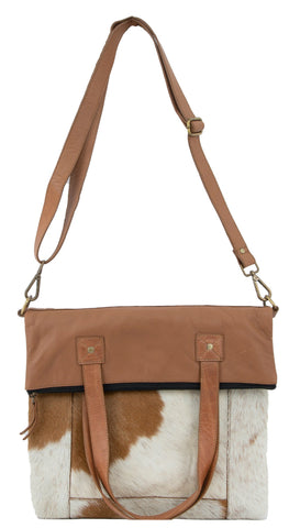 GLORIA FOLD-OVER CONVERTIBLE  SHOULDER BAG