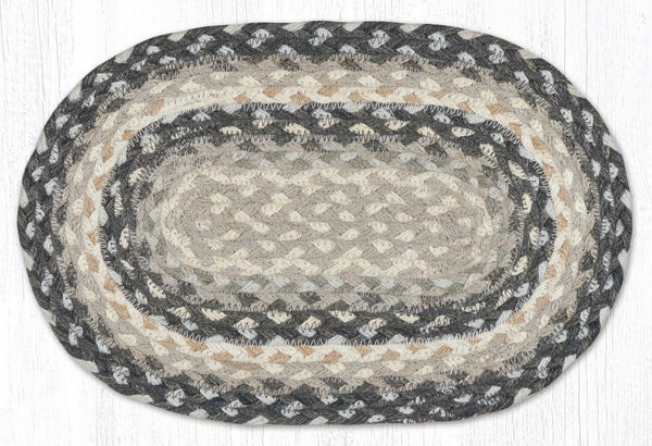 MS-890 Gray/Sand/Ivory Oval Swatch 10"x15"