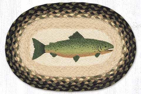 MSP-116 Fish Printed Oval Swatch 10"x15"
