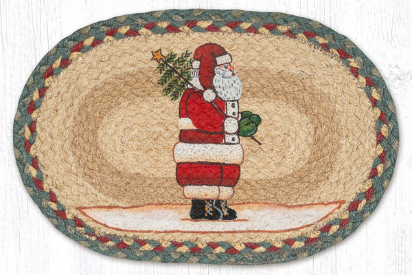 MSP-25 Santa Printed Oval Swatch 10"x15"