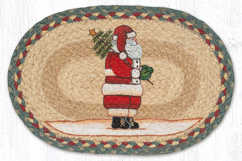 MSP-25 Santa Printed Oval Swatch 10"x15"