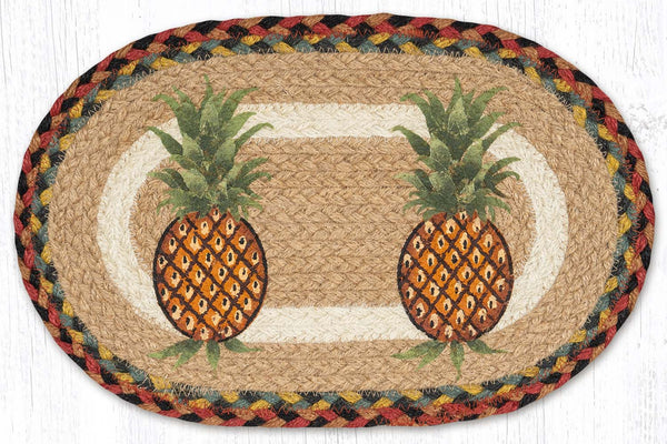 MSP-375 Pineapple Printed Oval Swatch 10"x15"