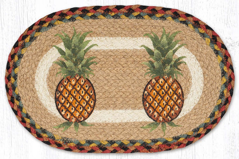 MSP-375 Pineapple Printed Oval Swatch 10"x15"