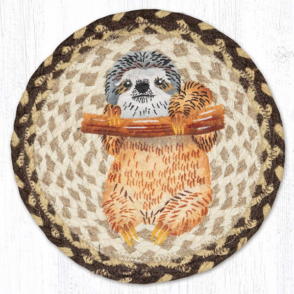 MSPR-129 Sloth Printed Round Trivet 10"x10"